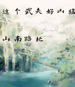 这个武夫好凶猛